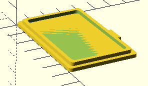 OpenSCAD render screen